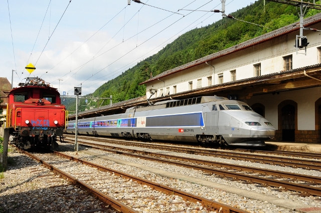 TGV Sud-Est, Switzerland