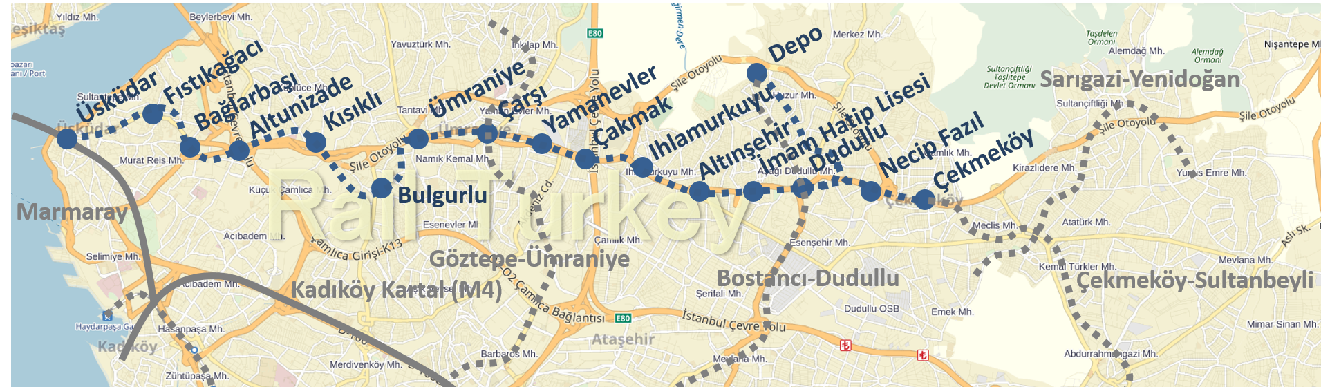 Üsküdar Çekmeköy metrosu (M5)